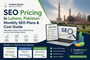 SEO Pricing in Lahore Pakistan by Creative Sparkx