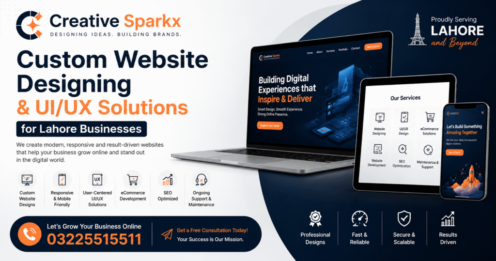 Web Design Services in Lahore by Creative Sparkx